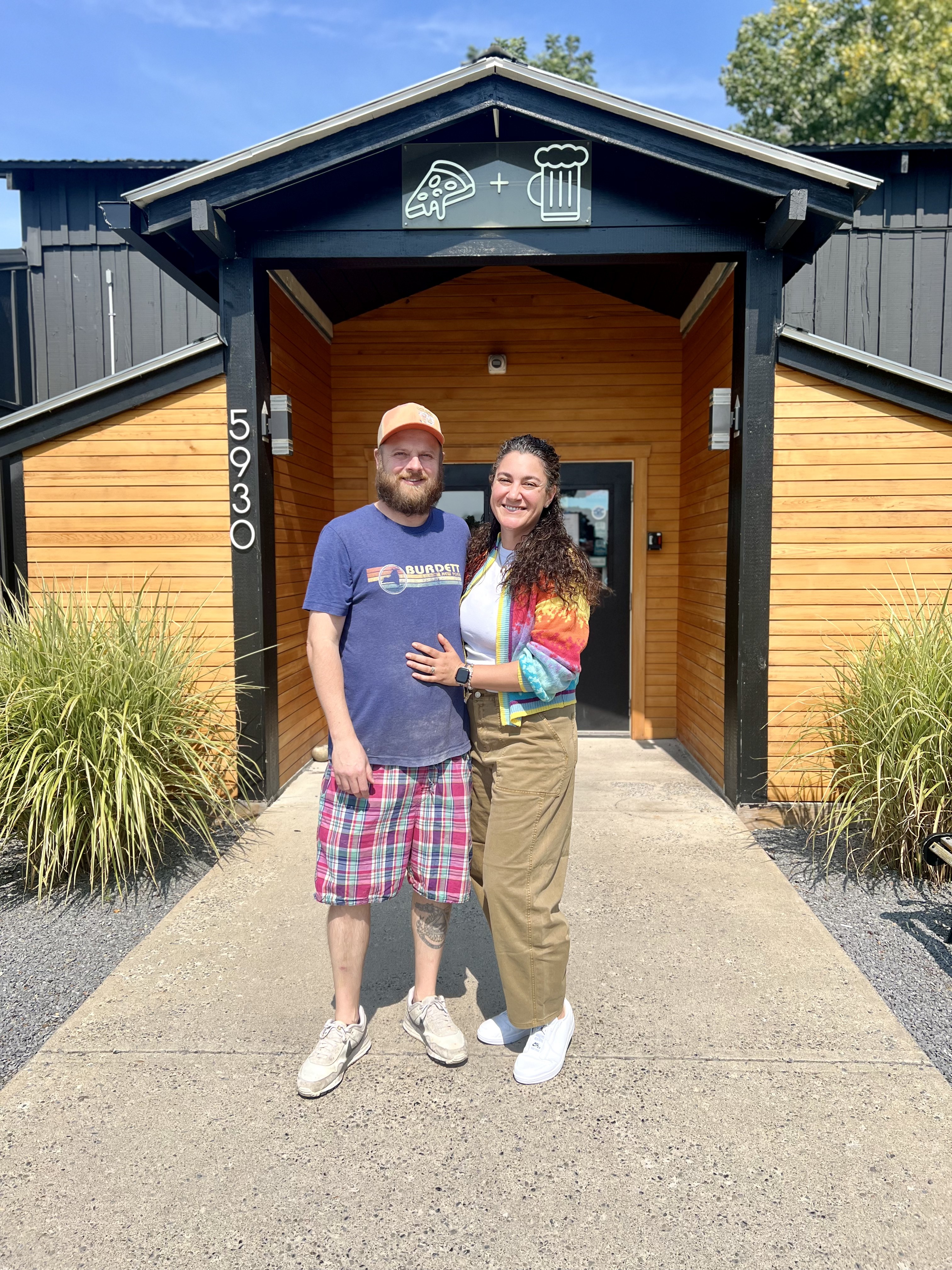 Jen and Luke, owners of Scale House Brewery
